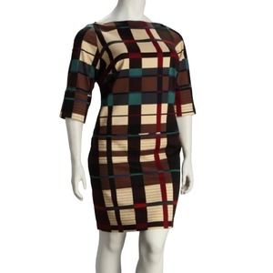 Jessica Simpson Plaid Mini Dress - Multicolor